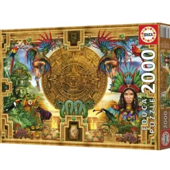 Educa Tekening|Kunst En Cultuur<Azteekse Maya verzameling - puzzel van 2000 stukjes