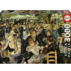 Educa Kunst En Cultuur|2000 En Meer<Bal du Moulin De La Galette - puzzel van 3000 stukjes