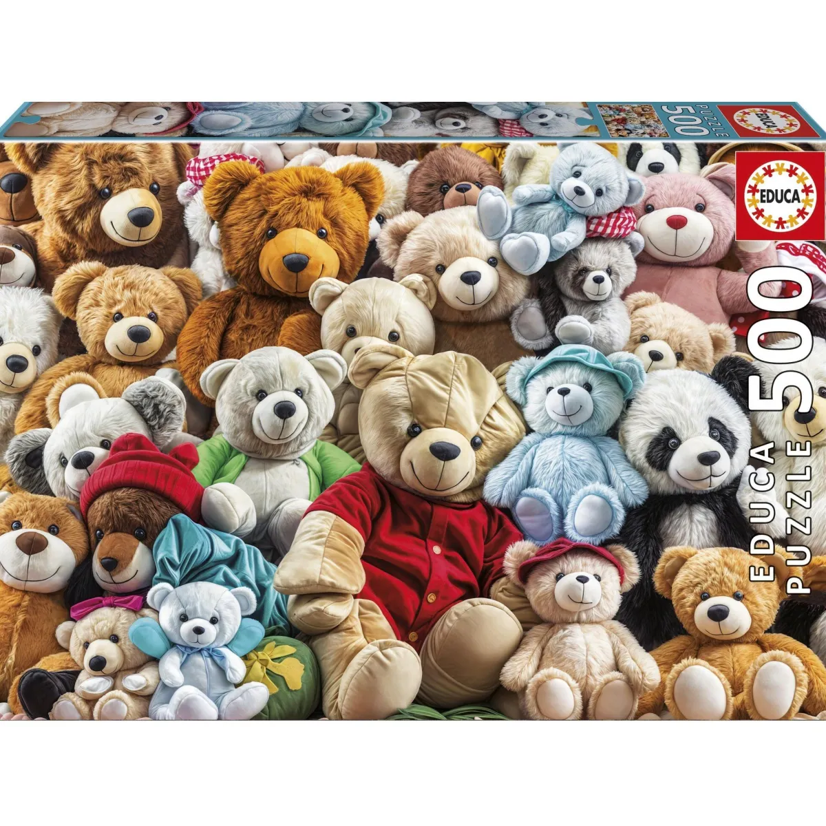 Kinderen Educa Stilleven|Legpuzzels<Beerknuffels - legpuzzel van 500 stukjes