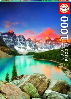 Educa Landschappen|1000-1499<Bergmeer in Canada - legpuzzel van 1000 stukjes