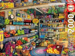 Educa Stilleven|Kunst En Cultuur<Bij de kruidenier - puzzel van 2000 stukjes