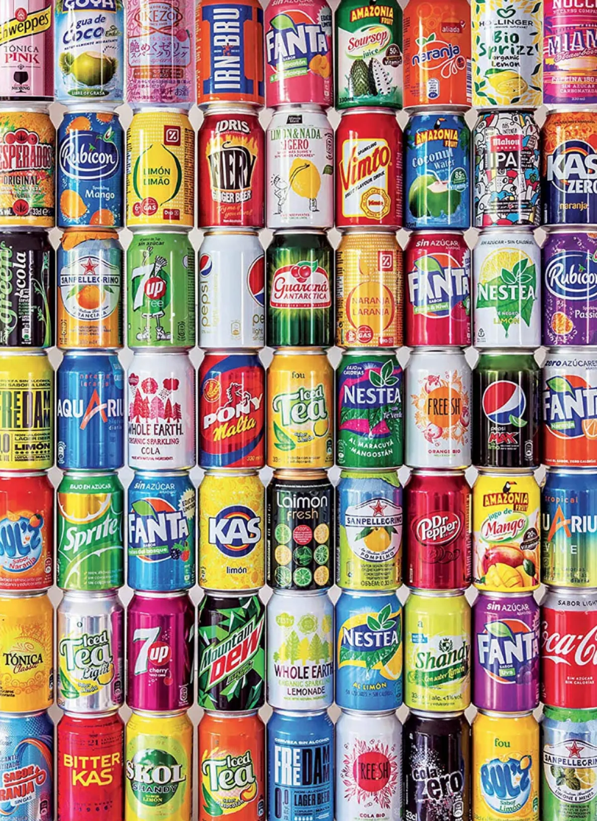 Kinderen Educa Stilleven|Legpuzzels<Blikjes frisdrank - legpuzzel van 500 stukjes
