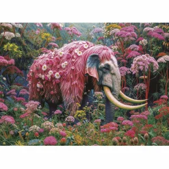 Kinderen Educa Fantasy|Dieren<Bloemenolifant- legpuzzel van 500 XL stukjes