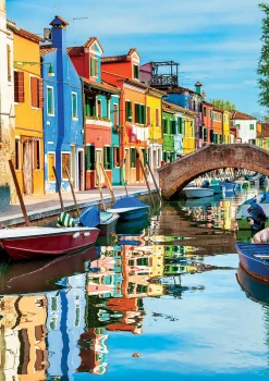 Educa Landschappen|Steden En Gebouwen<Burano - puzzel 1000 stukjes