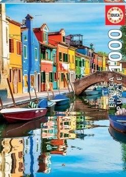 Educa Landschappen|Steden En Gebouwen<Burano - puzzel 1000 stukjes