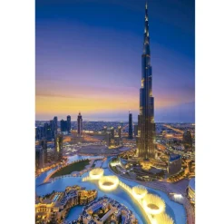 Educa Steden En Gebouwen|1000-1499<Burj Khalifa, Verenigde Arabische Emiraten - puzzel 1000 stukjes