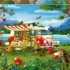 Educa Tekening|1000-1499<Camping Holiday - puzzel 1000 stukjes