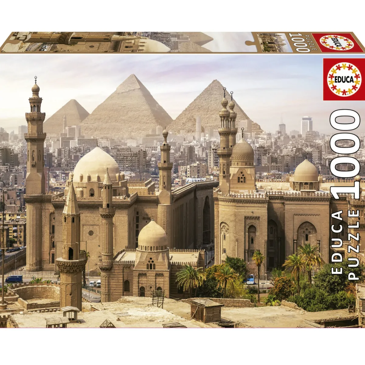 Educa Kunst En Cultuur|Steden En Gebouwen<Caïro, Egypte - puzzel 1000 stukjes