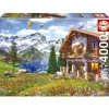 Educa Landschappen|2000 En Meer<Chalet in de Alpen - puzzel van 4000 stukjes