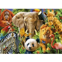 Kinderen Educa Tekening|Dieren<Collage Wilde Dieren - legpuzzel van 500 stukjes