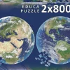 Kinderen Educa Legpuzzels|500-999<De aarde - 2 Cirkelvormige puzzels - 800 stukjes