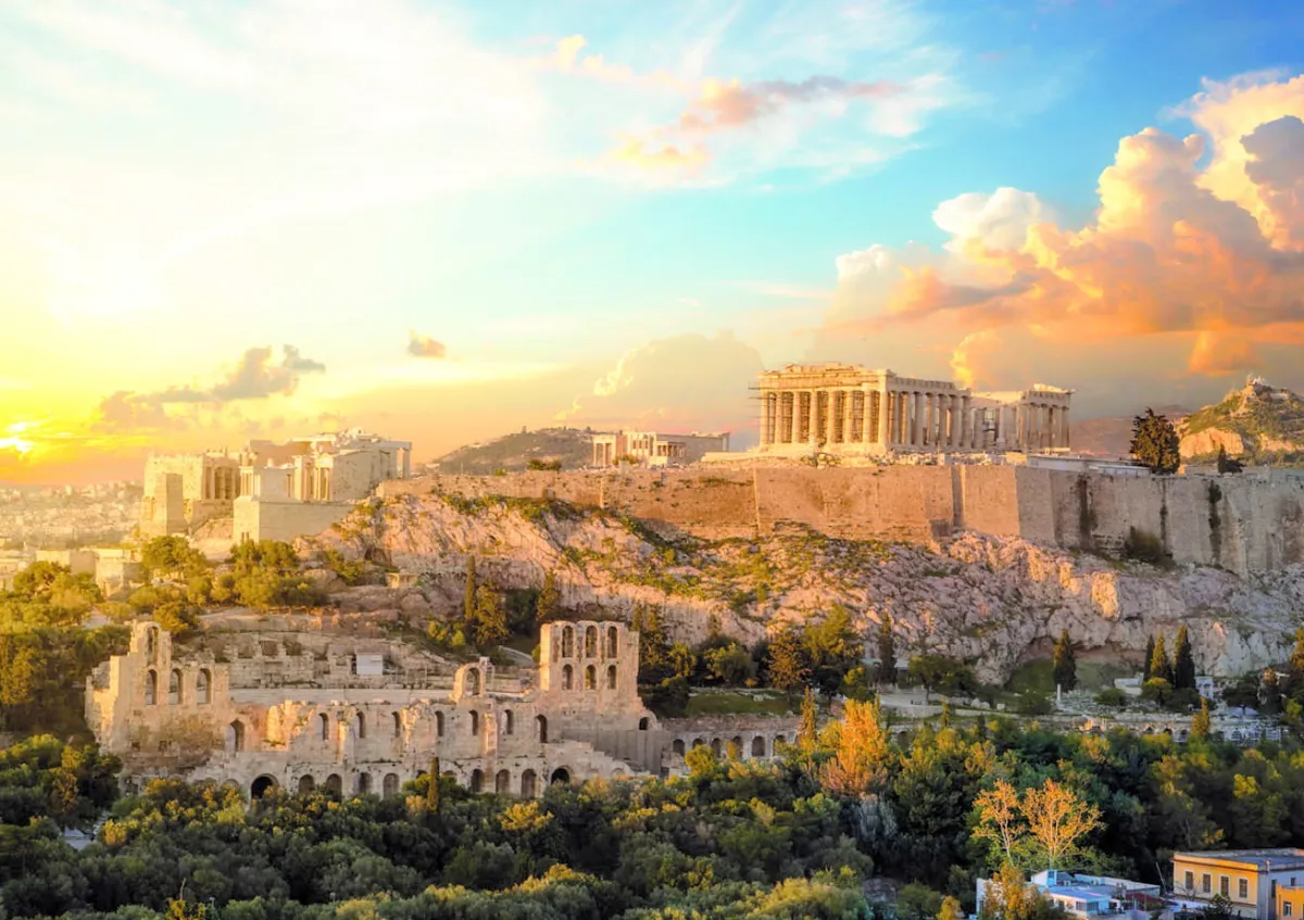 Educa Kunst En Cultuur|Landschappen<De Acropolis in Athene - puzzel 1000 stukjes