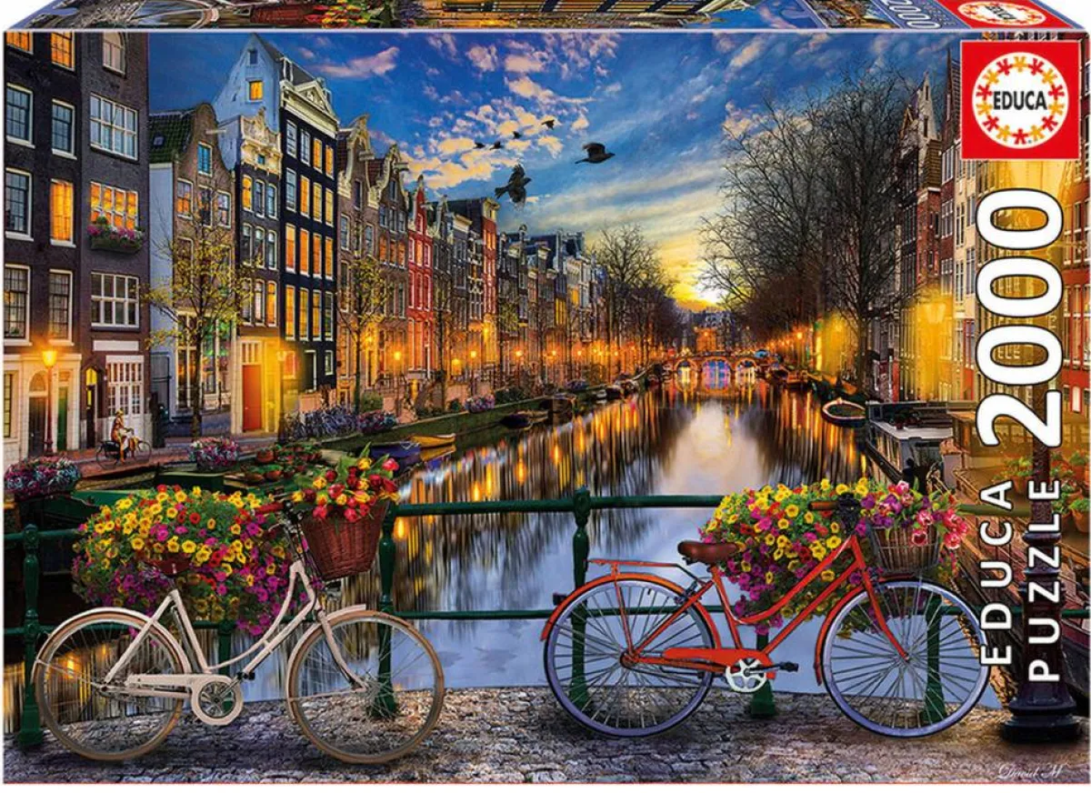 Educa Steden En Gebouwen|2000 En Meer<De avond in Amsterdam - 2000 stukjes