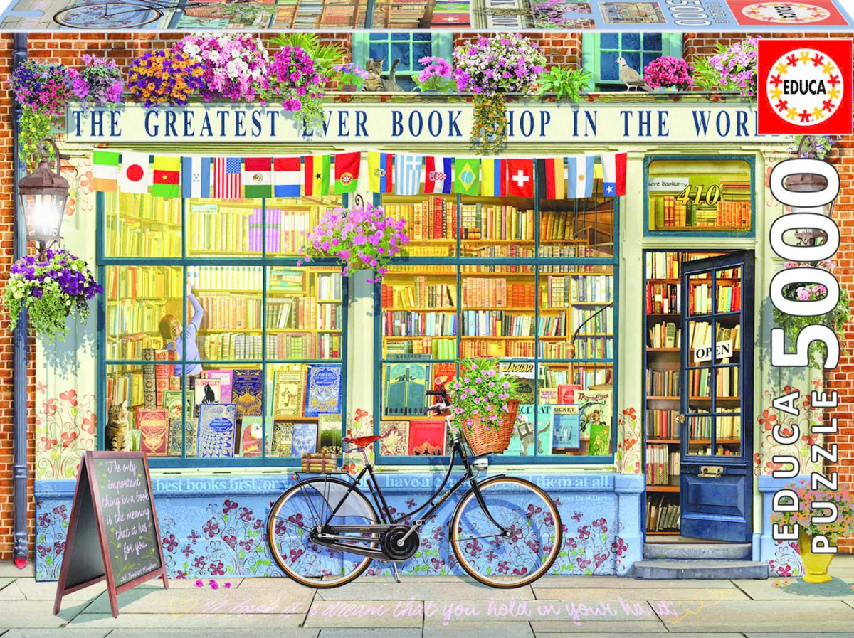 Educa Kunst En Cultuur|Steden En Gebouwen<De beste boekhandel ter wereld - puzzel van 5000 stukjes