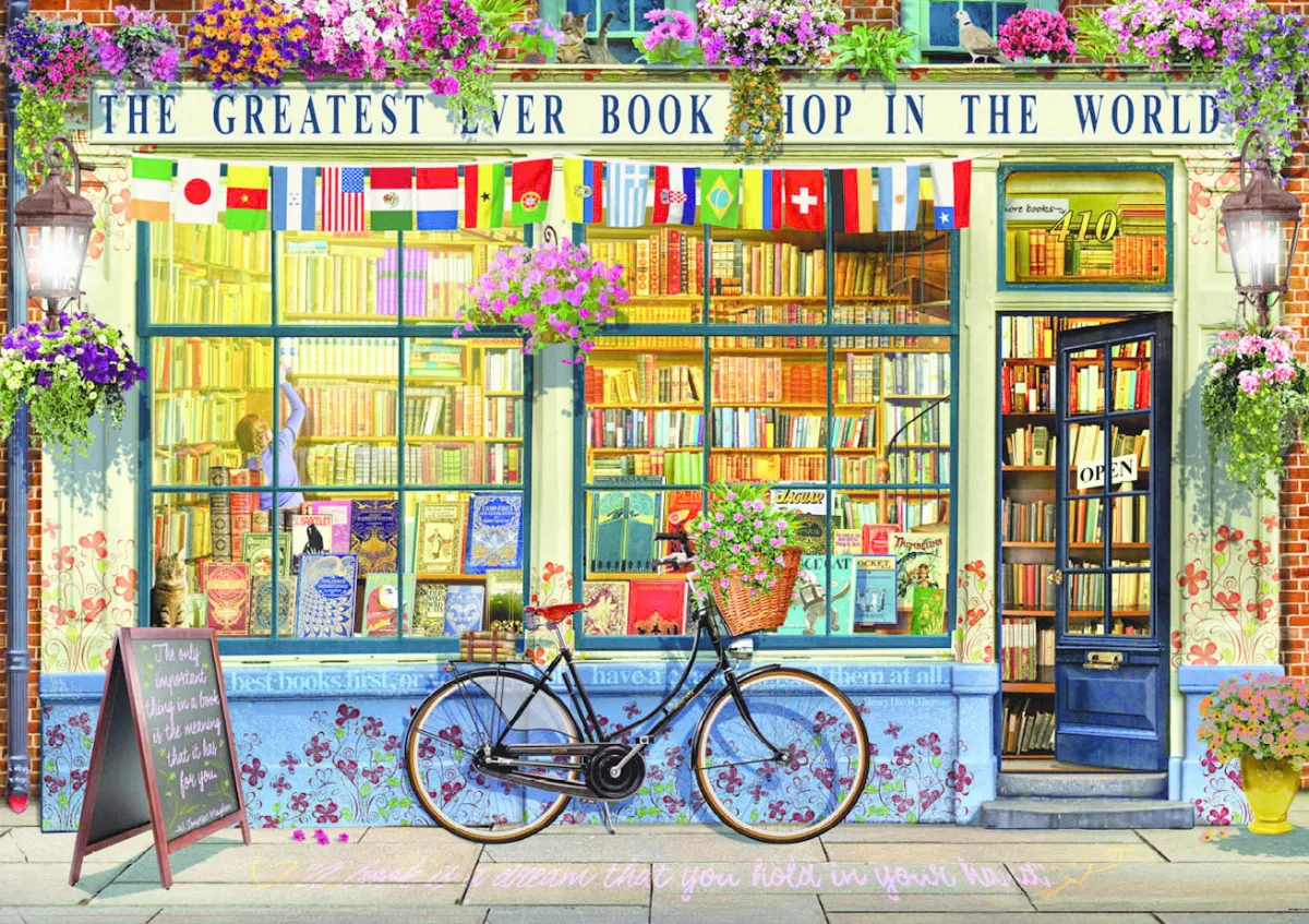 Educa Kunst En Cultuur|Steden En Gebouwen<De beste boekhandel ter wereld - puzzel van 5000 stukjes