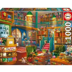 Educa Tekening|Steden En Gebouwen<De Boekhandel - puzzel 1000 stukjes
