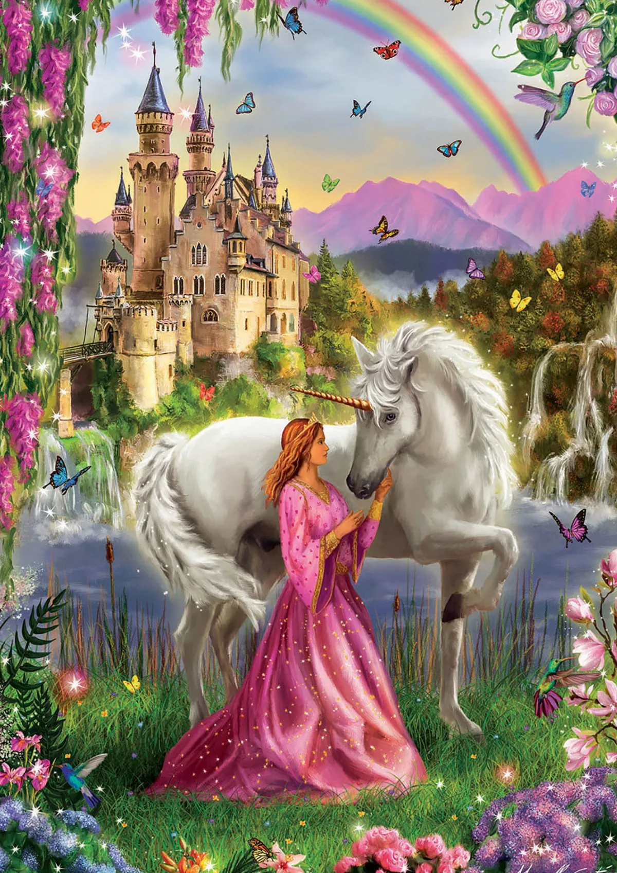 Kinderen Educa Fantasy|Dieren<De fee en de eenhoorn - legpuzzel van 500 stukjes