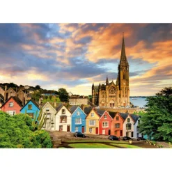 Educa Steden En Gebouwen|1000-1499<De kathedraal van Cobh, Ierland - puzzel 1000 stukjes