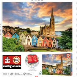 Educa Steden En Gebouwen|1000-1499<De kathedraal van Cobh, Ierland - puzzel 1000 stukjes