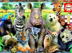 Kinderen Educa Dieren|Legpuzzels<De klasfoto - puzzel van 300 stukjes