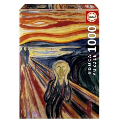 Educa Kunst En Cultuur|1000-1499<De Schreeuw - Edvard Munch - puzzel 1000 stukjes