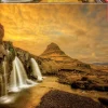 Educa Landschappen|1000-1499<De waterval Kirkjufellsfoss in IJsland - 1000 stukjes