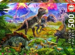Kinderen Educa Dieren|Legpuzzels<Dinosaurussen vergadering - puzzel van 500 stukjes