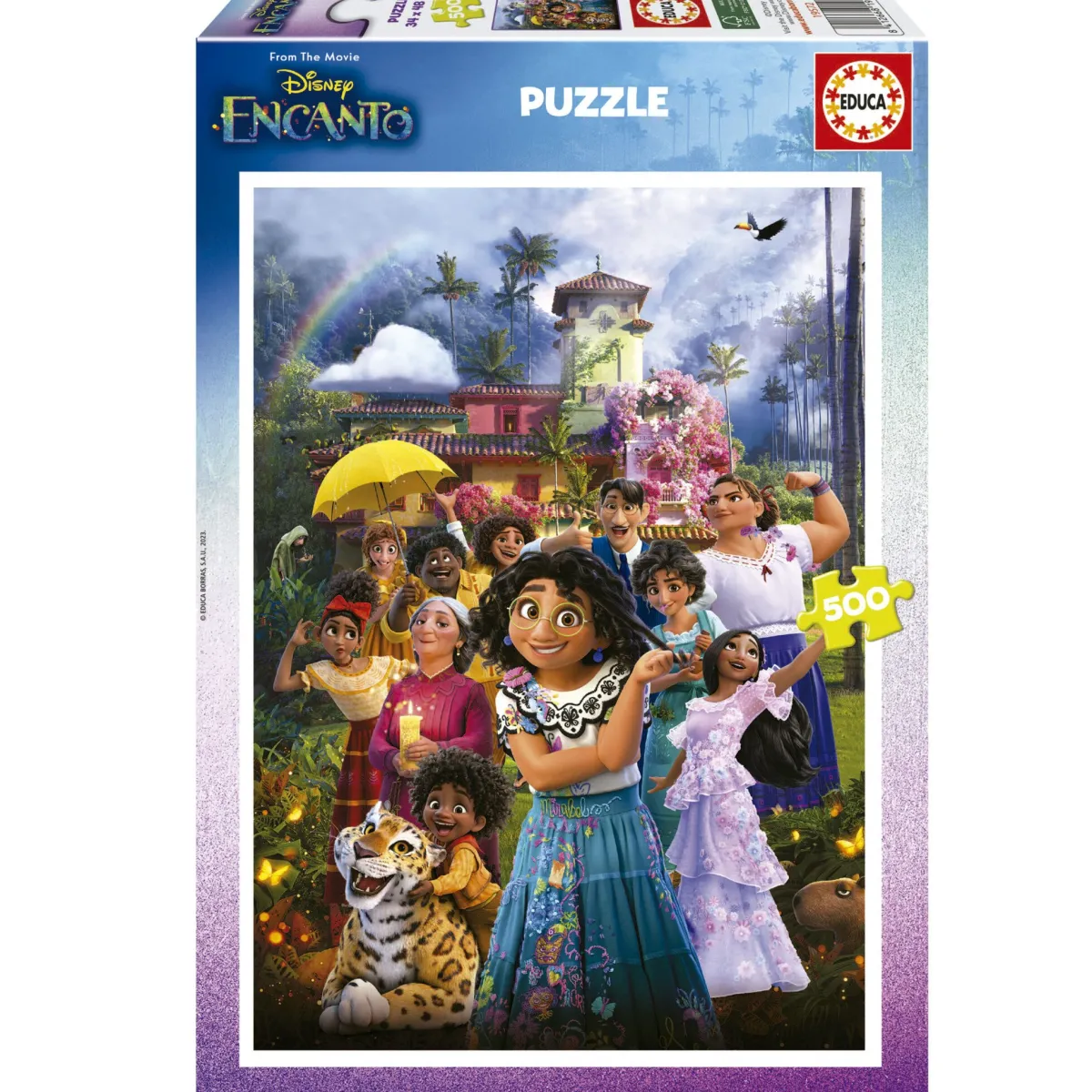 Kinderen Educa Disney, Pixar, Marvel|Tekening<Disney Encanto - legpuzzel van 500 stukjes