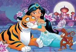 Kinderen Educa Disney, Pixar, Marvel|Legpuzzels<Disney prinsessen - Ariël en Jasmine - 2 x 48 stukjes