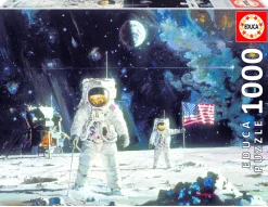 Educa Astrologie & Wereldkaarten|1000-1499<Eerste man op de maan - puzzel 1000 stukjes