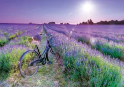 Educa Landschappen|1000-1499<Fiets in Lavendelveld - puzzel 1000 stukjes