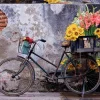 Kinderen Educa Stilleven|Legpuzzels<Fiets met bloemen - legpuzzel van 500 stukjes