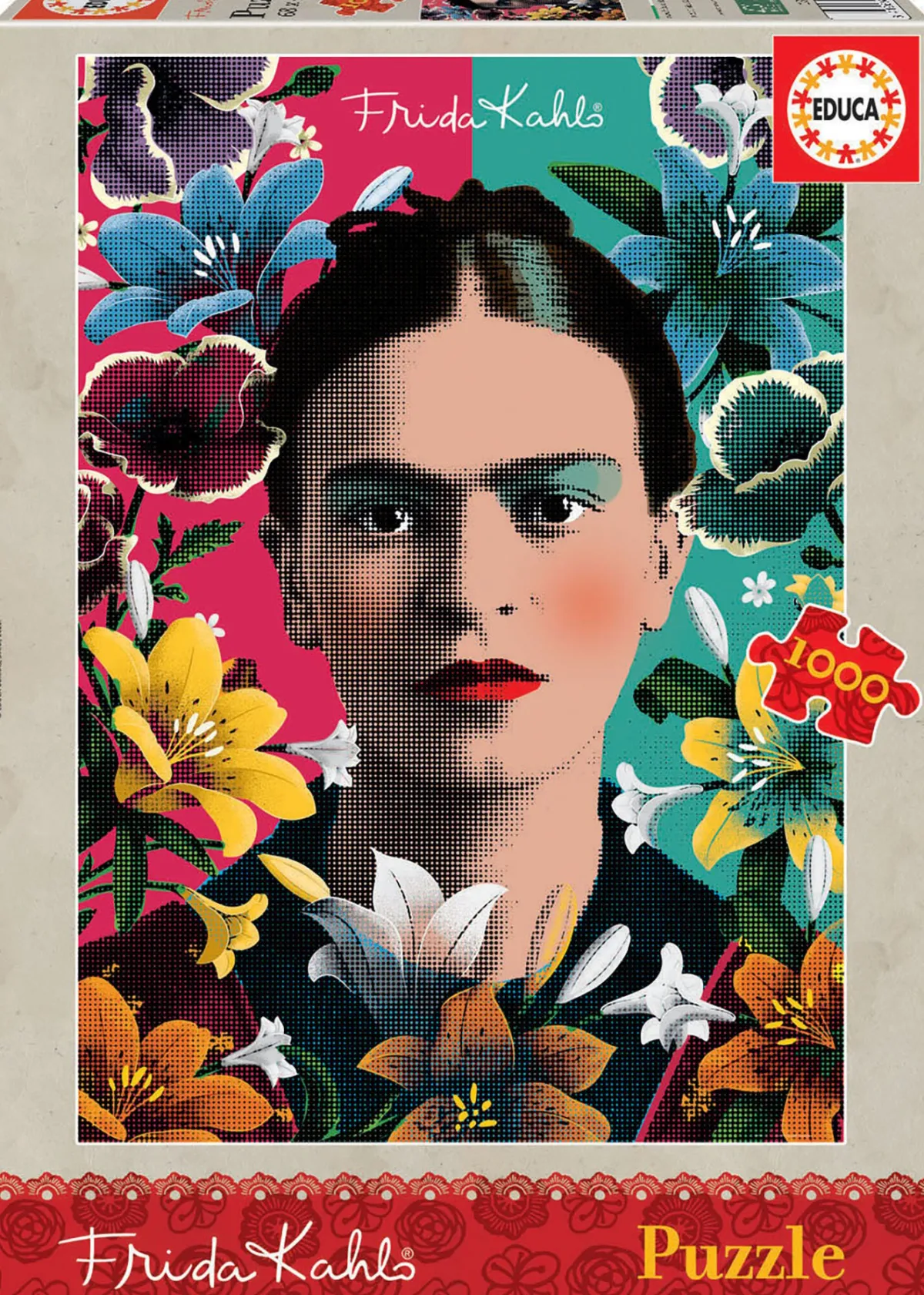 Educa Kunst En Cultuur|1000-1499<Frida Kahlo - legpuzzel van 1000 stukjes