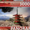 Educa Panorama|Landschappen<Fuji berg en de Chureito Pagode in Japan - puzzel van 3000 stukjes