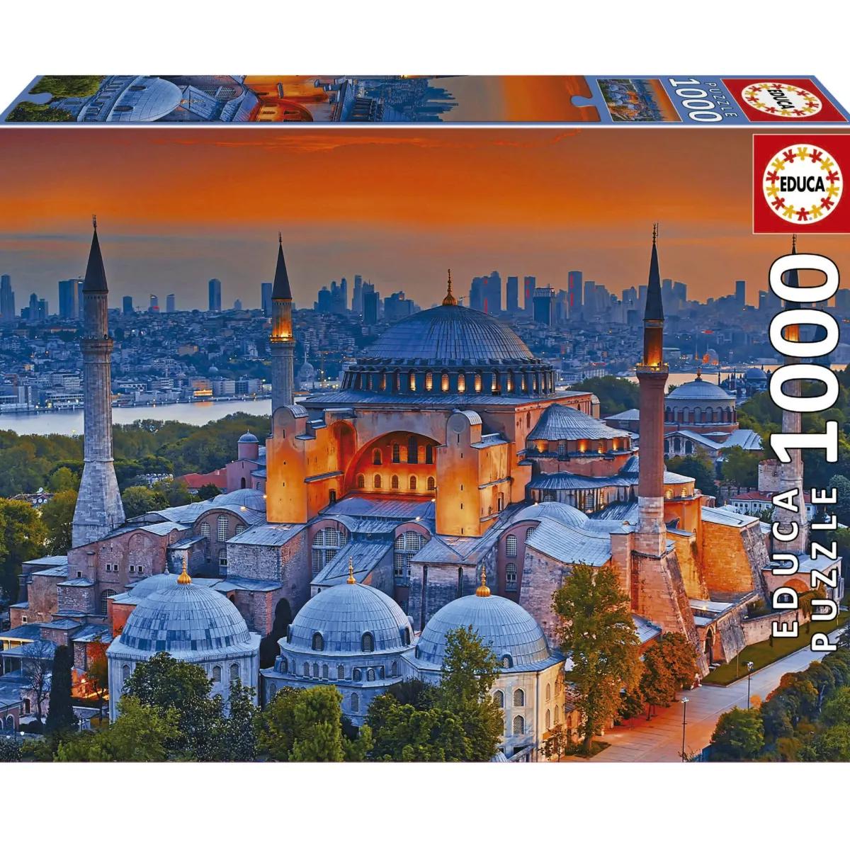 Educa Kunst En Cultuur|Landschappen<Hagia Sophia, Istanboel - puzzel 1000 stukjes