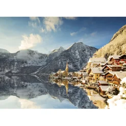 Educa Landschappen|1500-1999<Hallstatt in de sneeuw - Oostenrijk - legpuzzel van 1500 stukjes