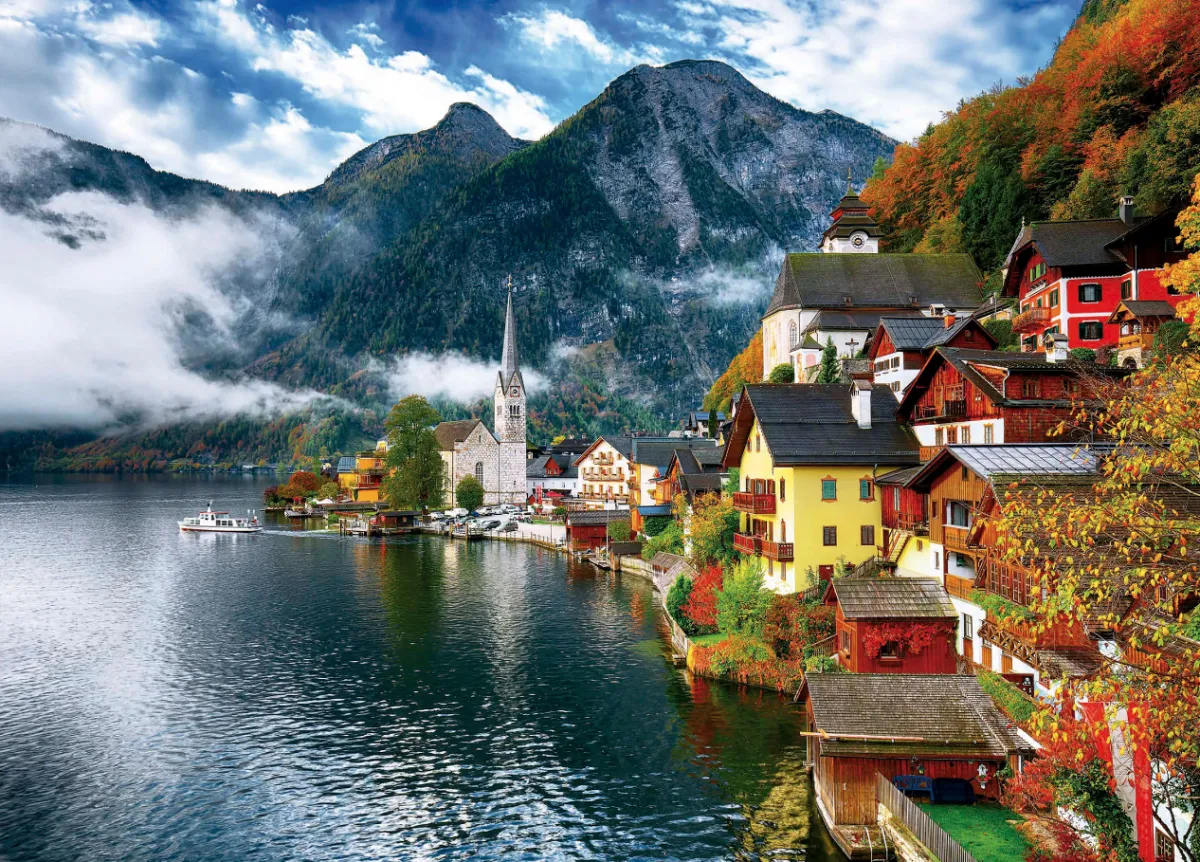 Educa Landschappen|1500-1999<Hallstatt - Oostenrijk - legpuzzel van 1500 stukjes