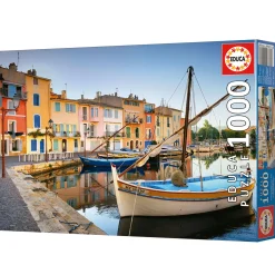 Educa Steden En Gebouwen|1000-1499<Haven van Martigues, Provence - puzzel 1000 stukjes