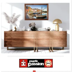 Educa Steden En Gebouwen|1000-1499<Haven van Martigues, Provence - puzzel 1000 stukjes