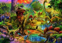 Educa Dieren|1000-1499<Het land van de dinosaurussen - legpuzzel van 1000 stukjes