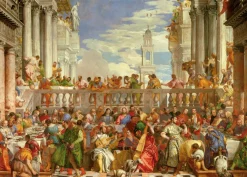 Educa Kunst En Cultuur|2000 En Meer<Het Trouwfeest in Cana - Paolo Veronese - puzzel van 4000 stukjes