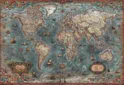 Educa Astrologie & Wereldkaarten|2000 En Meer<Historische wereldkaart - puzzel van 8000 stukjes