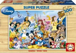 Kinderen Educa Disney, Pixar, Marvel|Legpuzzels<HOUT: De magische wereld van Disney - 100 stukjes