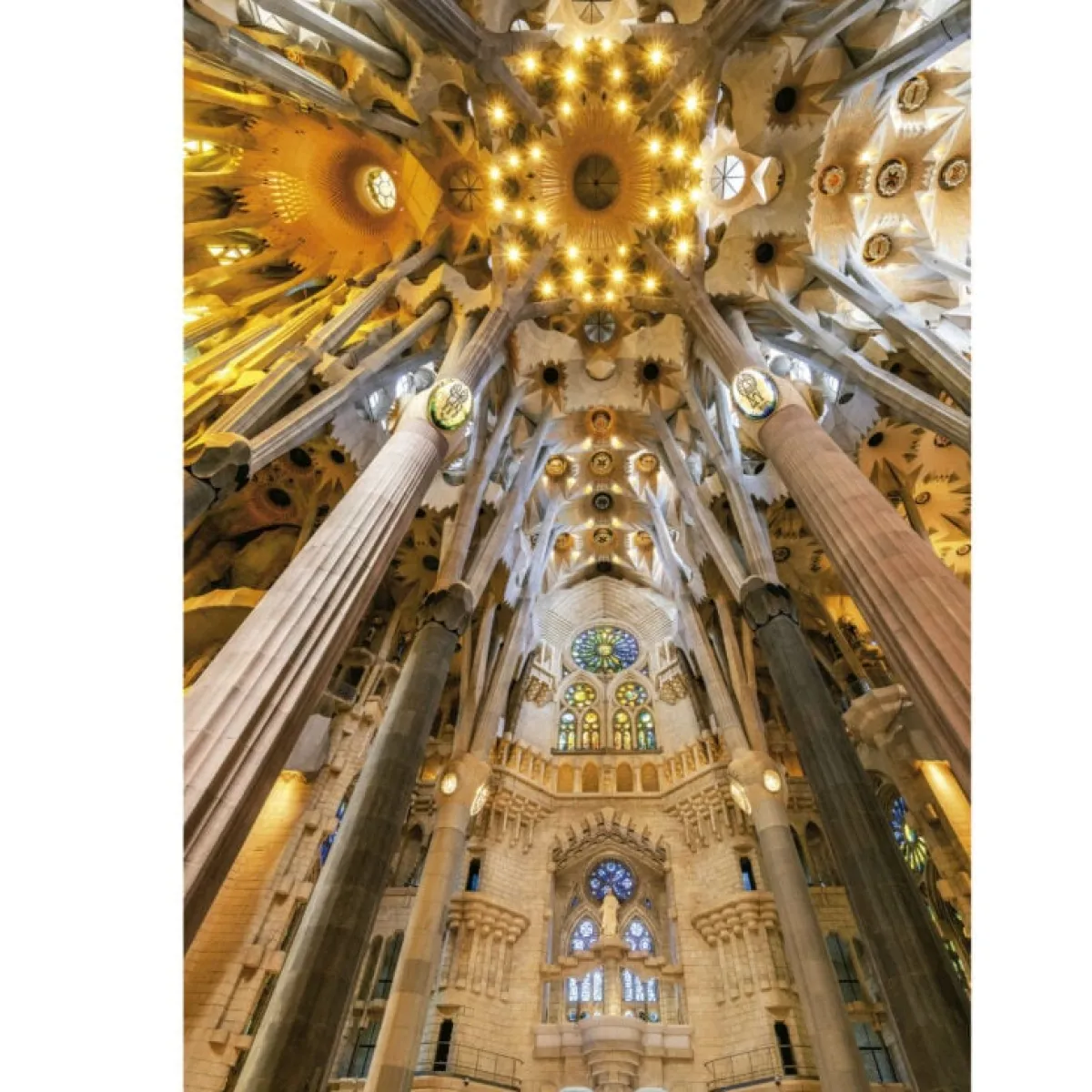 Educa Kunst En Cultuur|Landschappen<Interieur van de Sagrada Familia - puzzel 1000 stukjes