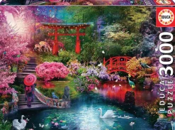 Educa Landschappen|2000 En Meer<Japanse Tuin - puzzel van 3000 stukjes