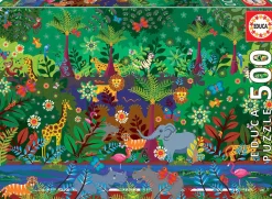 Kinderen Educa Tekening|Dieren<Jungle - legpuzzel van 500 stukjes