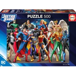 Kinderen Educa Disney, Pixar, Marvel|Legpuzzels<Justice League - DC Comics - legpuzzel van 500 stukjes