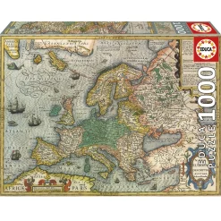 Educa Kunst En Cultuur|Astrologie & Wereldkaarten<Kaart van Europa - puzzel 1000 stukjes