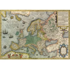 Educa Kunst En Cultuur|Astrologie & Wereldkaarten<Kaart van Europa - puzzel 1000 stukjes