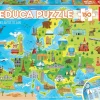 Kinderen Educa Steden En Gebouwen|Legpuzzels<Kaart van Europa - puzzel van 150 stukjes